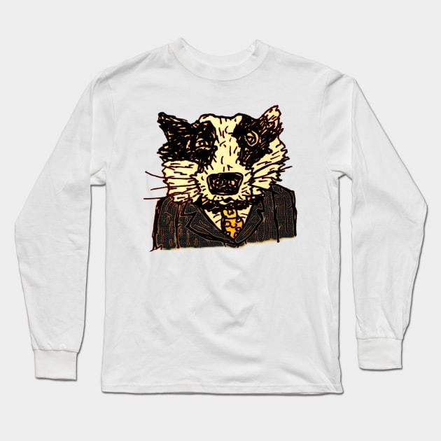 Fantastic Mr Badger Long Sleeve T-Shirt by MattisMatt83